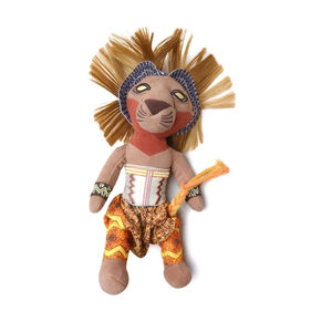 Lion King Style Plush Lion Doll Tribal Outfit Stuffed Animal